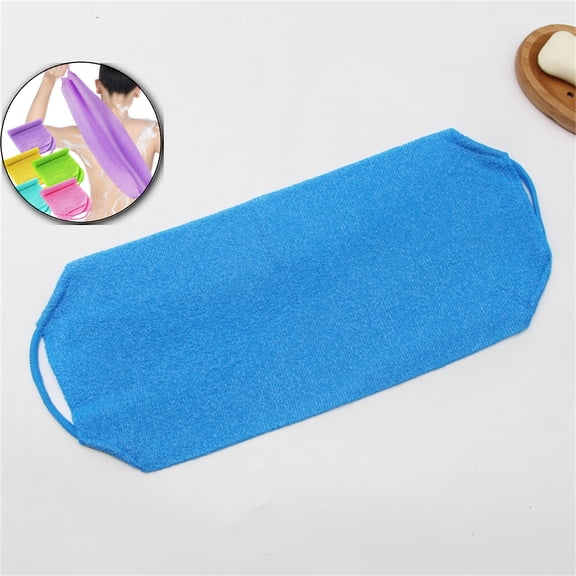 Men's Back Shower Towel, Women's Exfoliating Body Scrub, Nylon Polyester Bath Mitt for Daily Home Spa Use