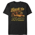 thumbnail image 1 of Men's Back to the Future DeLorean Schematic Print  Graphic Tee Black Small, 1 of 4