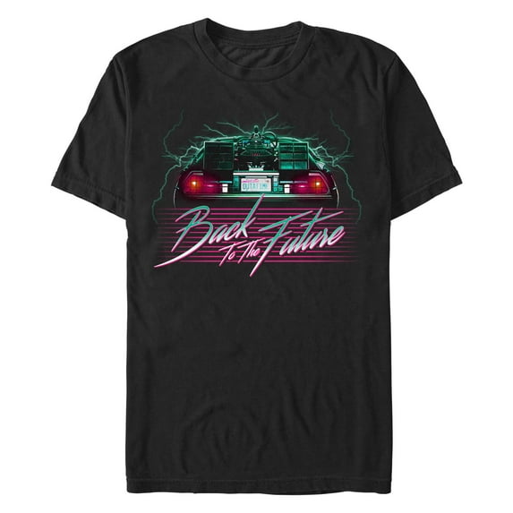 Men's Back to the Future Outatime License Plate Graphic T-Shirt