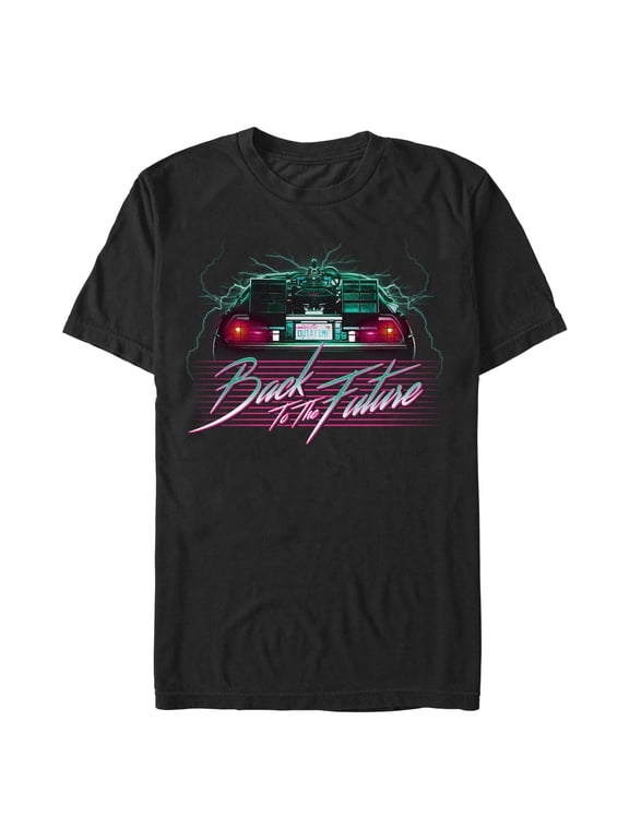 Men's Back to the Future Outatime License Plate Graphic T-Shirt