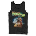 thumbnail image 1 of Men's Back to the Future Part 3 Character Pose  Tank Top Black Medium, 1 of 4
