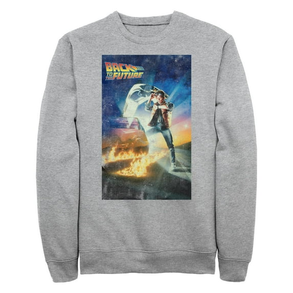 Men's Back to the Future Retro Marty McFly Poster Sweatshirt