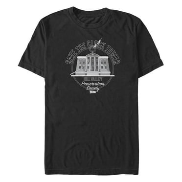 Men's Back to the Future Save The Clock Tower  Graphic T-Shirt
