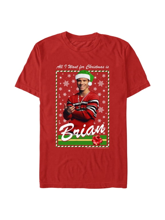 Men's Backstreet Boys Brian All I Want for Christmas Graphic T-Shirt