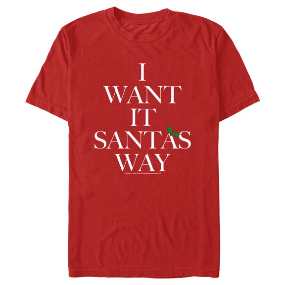 Men's Backstreet Boys I Want It Santa's Way Graphic T-Shirt