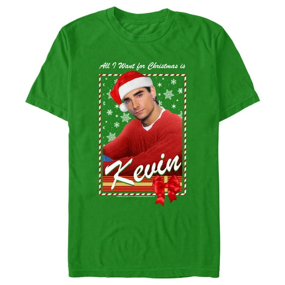 Men's Backstreet Boys Kevin All I Want for Christmas Graphic T-Shirt