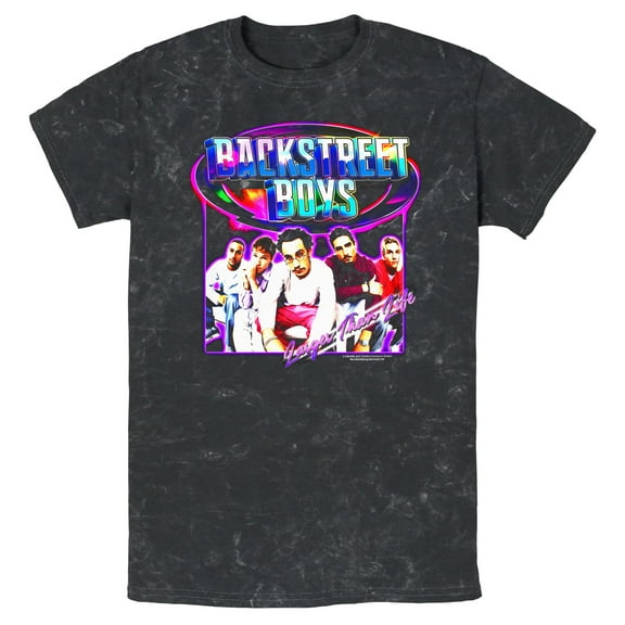 Men's Backstreet Boys Larger Than Life Graphic T-Shirt