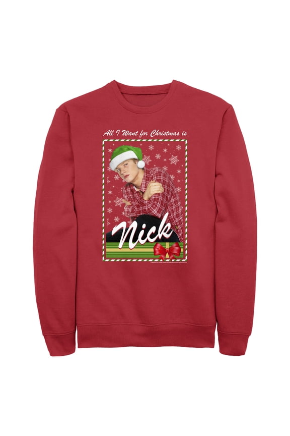 Men's Backstreet Boys Nick All I Want for Christmas Sweatshirt