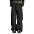 thumbnail image 1 of Men's Baggy Cargo Long Pants Casual Loose Fit Drawstring Straight-leg Cargo Pants With Pockets, 1 of 7