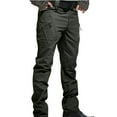 thumbnail image 1 of Men's Baggy Cargo Pants Trendy Parachute Pants - Loose Fit, Adjustable Drawstring, Pockets, Streetwear/ Hop Style, 1 of 3