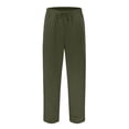 thumbnail image 1 of Men's Baggy Pants Wide Leg Drawstring Waist Loose Sweatpants with Pockets, 1 of 8