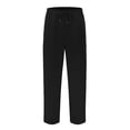 thumbnail image 1 of Men's Baggy Pants Wide Leg Drawstring Waist Loose Sweatpants with Pockets, 1 of 8