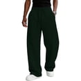 thumbnail image 1 of Men's Baggy Sweatpants Fleece Wide Leg Lounge Sweat Pants Drawstring Waist Jogging Pants with Pockets, 2XL, 1 of 7