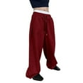 thumbnail image 1 of Men's Baggy Sweatpants Wide Leg Loose Fit Joggers with Pockets Tall Casual Trousers, 1 of 18