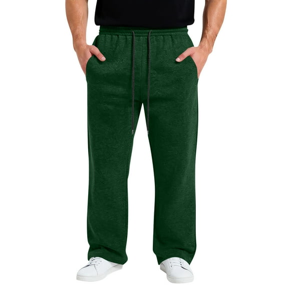 Men's Baggy Sweatpants Wide Leg Sweat Pants With Pockets