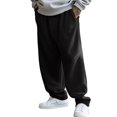 thumbnail image 1 of Men's Baggy Sweatpants Wide Leg Sweat Pants With Pockets, 1 of 4