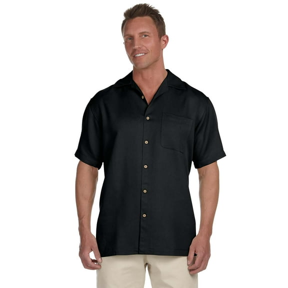 Men's Bahama Cord Camp Shirt BLACK XL