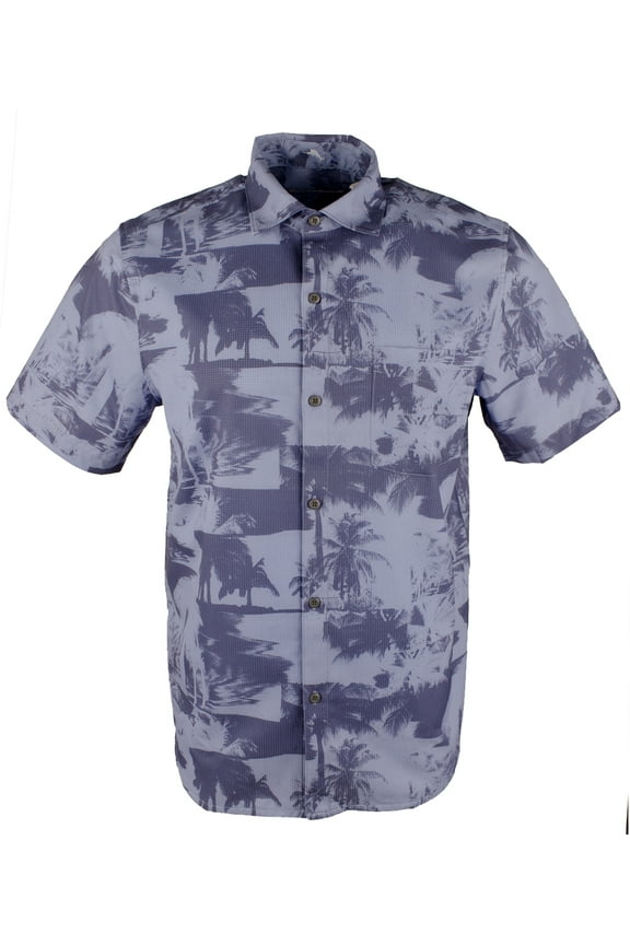 Men's Bahama Cost Island Spray Stretch Shirt Small
