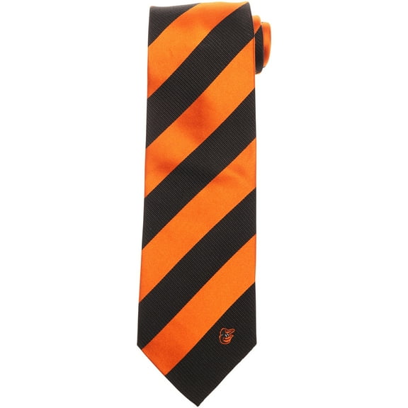 Men's Baltimore Orioles Regiment Woven Silk Tie