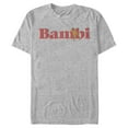 thumbnail image 1 of Men's Bambi Red Large Logo Graphic Tee Athletic Heather Small, 1 of 5
