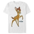 thumbnail image 1 of Men's Bambi Three Leg Pose Graphic Tee White 2X Large, 1 of 5