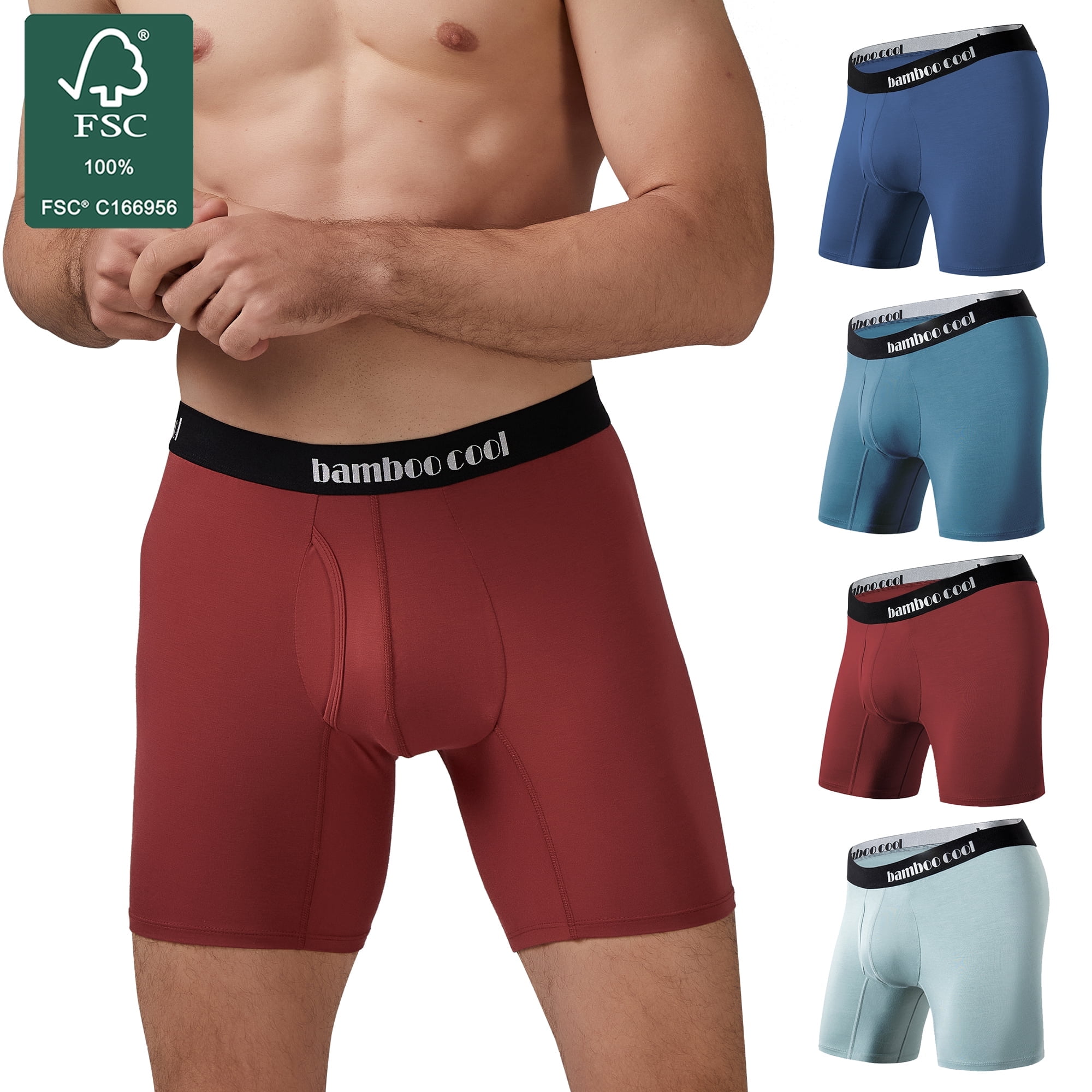 Middle Man Boxer Briefs-Bamboo Underwear- Men's Sustainable Living – House  of Bamboo