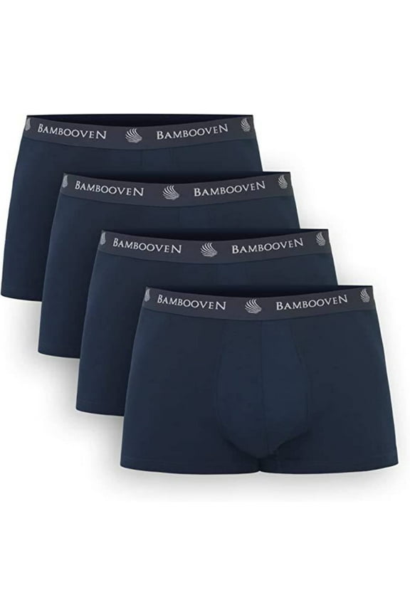 Men’s Bamboo Trunks with Pouch 4-Pack
