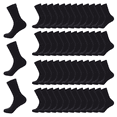 thumbnail image 1 of Men's Bamboo Viscose Dress Socks - Soft, Breathable, Moisture-Wicking - 48 Pairs Bulk Pack, 1 of 7