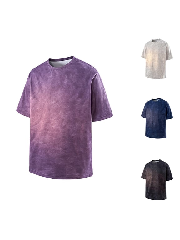 Men’s Bandhani Print Shirt Polyester Casual Button Down Short Sleeve Round Neck Pocket Summer Beach Vacation Weekend Travel Streetwear Men’s Fashion Father’s Day | Zenithor,Black L