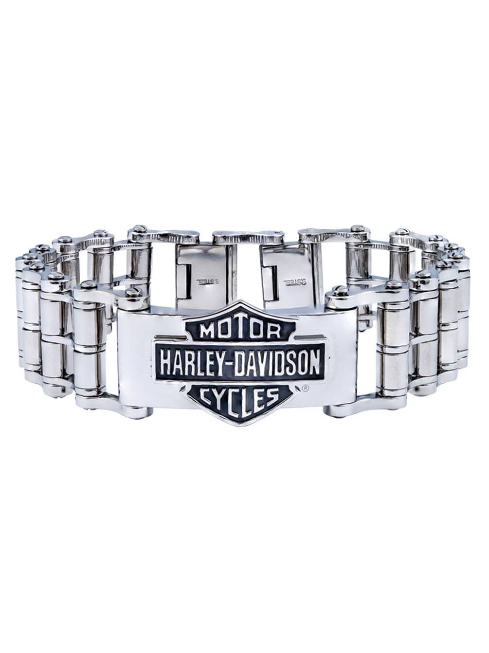 Harley-Davidson® Men's Nuts & Bolts Bar & Shield® Braided-Leather Brac –  House of Harley®
