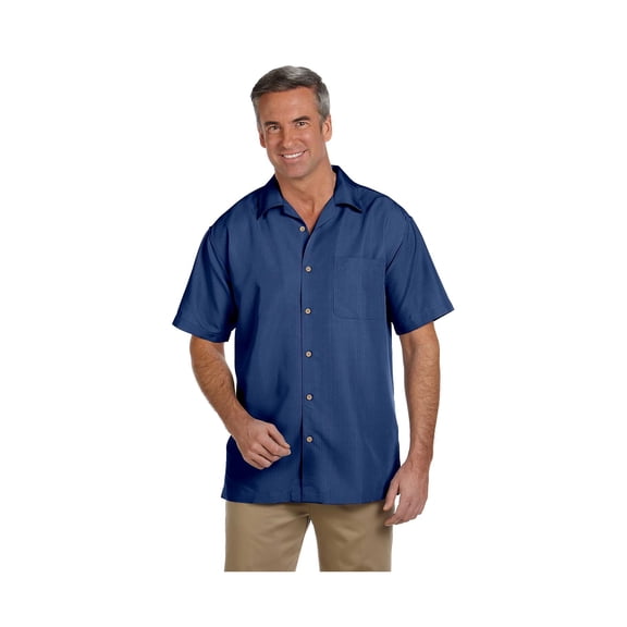 Men's Barbados Textured Camp Shirt, Style M560
