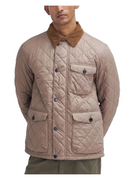 Men's Barbour Hornby Quilted Jacket Timberwolf Medium M