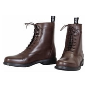 Mens Baroque Lace Up Laced Paddock Boots - Mocha - 8