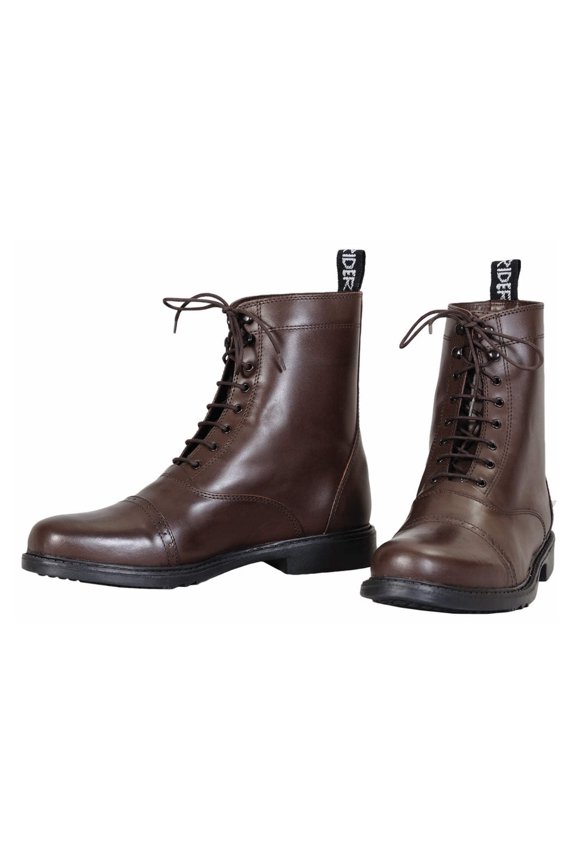 Men's Baroque Lace Up Laced Paddock Boots - Mocha - 9