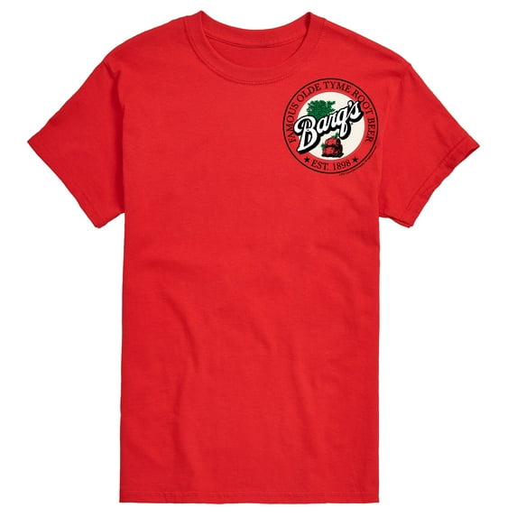 Barq's - Iconic Drinks & Beverages - Famous Olde Tyme Root Beer Stamp - Men's Short Sleeve Graphic T-Shirt