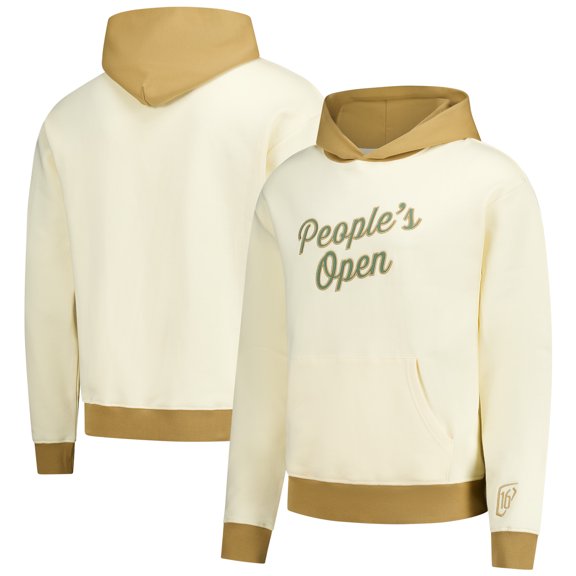 Men's Barstool Golf Cream WM Phoenix Open Two-Toned Hoodie