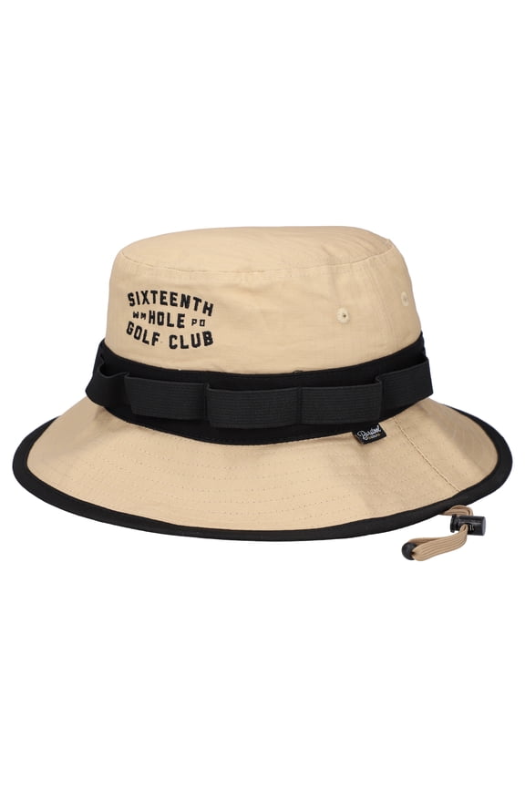 Men's-Barstool Golf Tan WM Phoenix Open Sixteenth Hole Golf Club Military Bucket Hat