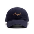 thumbnail image 1 of Men's Baseball Caps Embroidered Angel Washed Cotton Vintage Dad Caps, 1 of 2
