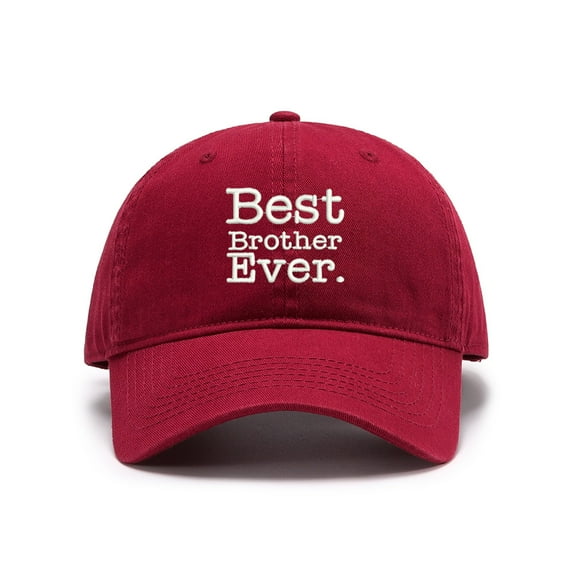 Men's Baseball Caps Embroidered Best Brother Ever Washed Cotton Vintage Dad Caps