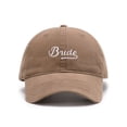 thumbnail image 1 of Men's Baseball Caps Embroidered Bride Wedding Party Washed Cotton Vintage Dad Caps, 1 of 2
