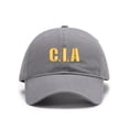 thumbnail image 1 of Men's Baseball Caps Embroidered CIA Central Intelligence Agency Washed Cotton Vintage Dad Caps, 1 of 2