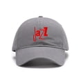 thumbnail image 1 of Men's Baseball Caps Embroidered Electric Bass Guitar Jazz Washed Cotton Vintage Dad Caps, 1 of 2