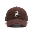 thumbnail image 1 of Men's Baseball Caps Embroidered Palm Tree Washed Cotton Vintage Dad Caps, 1 of 2