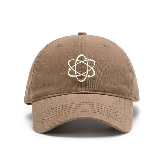 Men's Baseball Caps Embroidered Science Washed Cotton Vintage Dad Caps