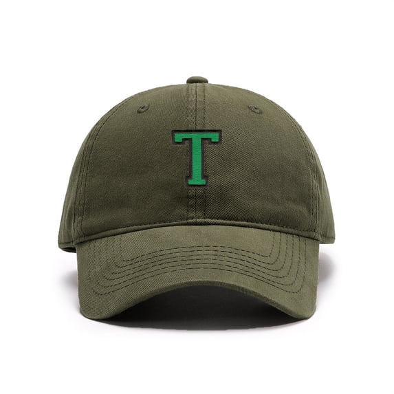 Men's Baseball Caps Embroidered Sport Letter T Washed Cotton Vintage Dad Caps