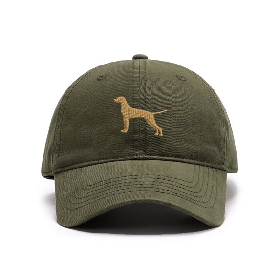 Men's Baseball Caps Embroidered Vizsla Dog Washed Cotton Vintage Dad Caps