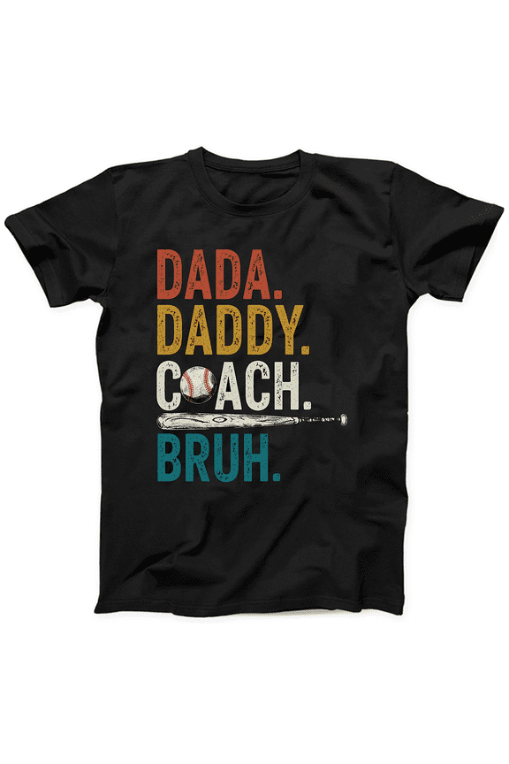 Men’s Baseball Dad T-Shirt Cool Graphic Tee Gift for Father’s Day 2026, Gift Shirt Keepsake Style 10
