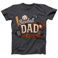 thumbnail image 1 of Men’s Baseball Dad T-Shirt Cool Graphic Tee Gift for Father’s Day 2026, Gift Shirt Keepsake Style 11, 1 of 6