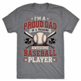 thumbnail image 1 of Men’s Baseball Dad T-Shirt Cool Graphic Tee Gift for Father’s Day 2026, Gift Shirt Keepsake Style 2, 1 of 6