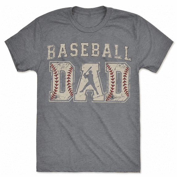 Men’s Baseball Dad T-Shirt Cool Graphic Tee Gift for Father’s Day 2026, Gift Shirt Keepsake Style 3
